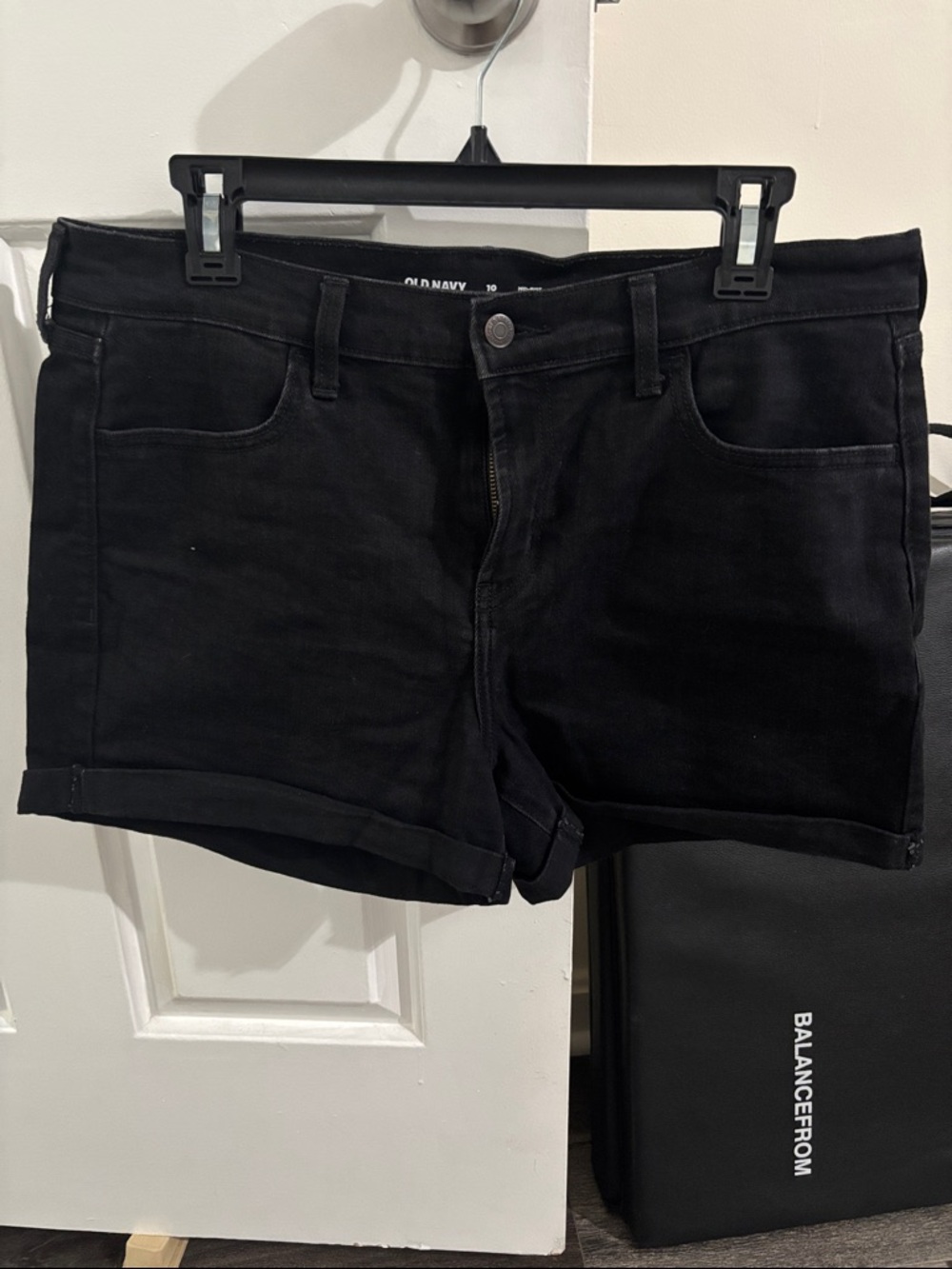 Old navy black jean shorts